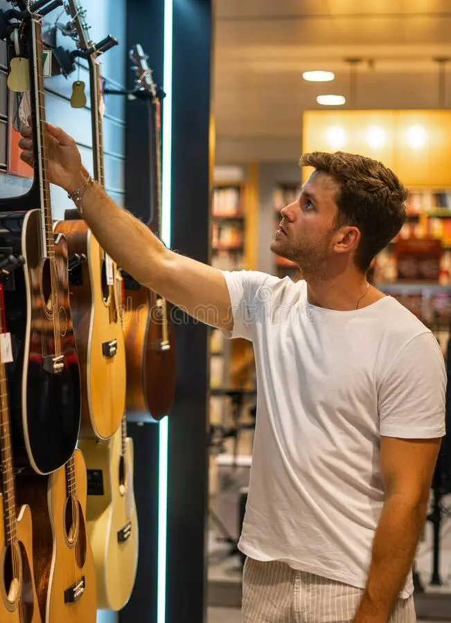 Buying guitar offline